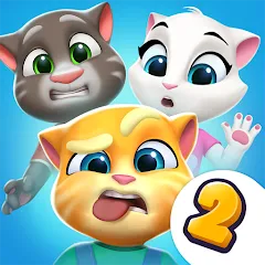 دانلود بازی “My Talking Tom Friends 2” برای اندروید – نسخه 26.4.1.25615 (مود + اصلی)